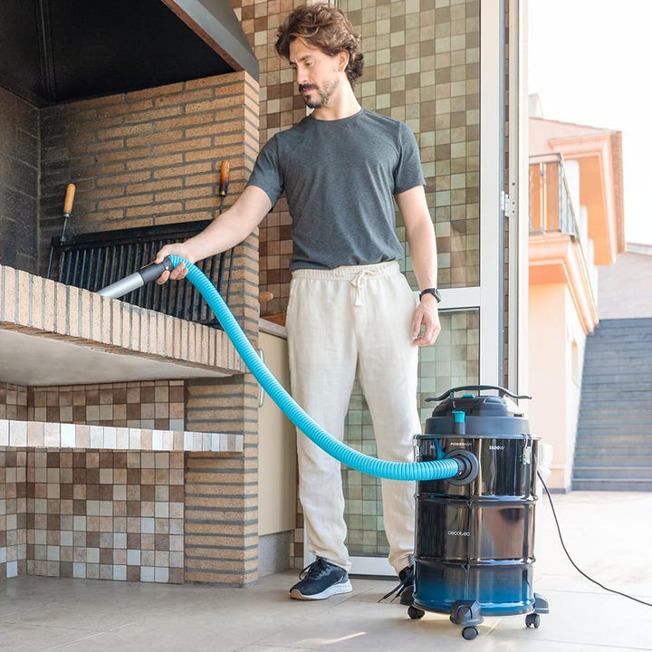 Cecotec Aschesauger 30L Conga Ash 6000 Easy Go Home XL. 1500W Leistung, Saugkraft 21kPa, Metallbesch
