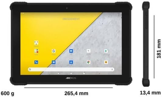 Archos T101X 4G Tablet, gehärtet, WLAN und 4G, stossfest, IP 54 (Display 10,1 Zoll / 25,6 cm), IPS H