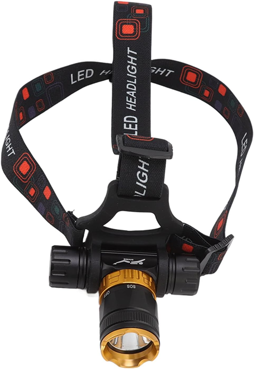Cryfokt Tauchen Stirnlampe, 5000LM Super Bright Swimming Headlight 100M Diving Waterproof Diver Subm