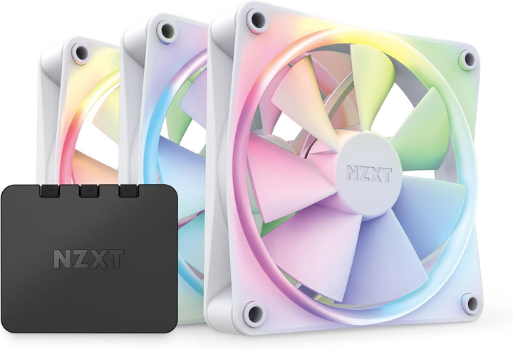 NZXT F120-RGB-Lüfter — RF-R12TF-W1 — Erweiterte Anpassung der RGB-Beleuchtung — Flüsterleise Kühlung