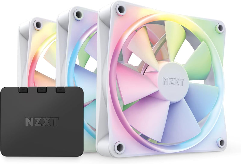 NZXT F120-RGB-Lüfter — RF-R12TF-W1 — Erweiterte Anpassung der RGB-Beleuchtung — Flüsterleise Kühlung