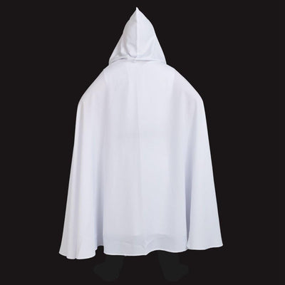 BLESSUME Mittelalter Ritter Kostüm Hospitaller Karneval LARP Weiss Cloak mit Kreuz (Weiss 1), Weiss