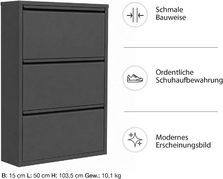 Klapp-Schubladen-Schuhschrank, Aufbewahrungs-Organizer, freistehendes Schuhregal, Wandmontage, Keine