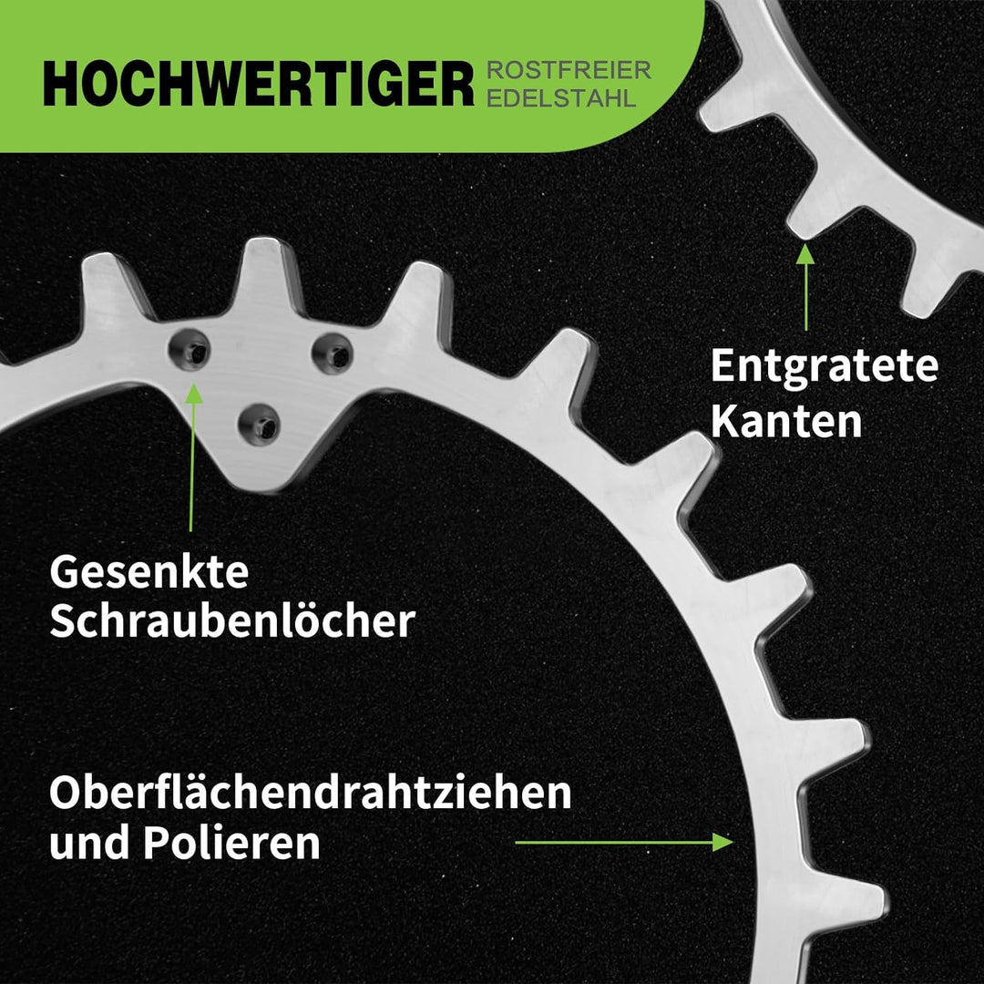 Edelstahl Spikes für Husqvarna Automower 420/320/430X/435X/440/450X, Spikes RasenTraktionsverbesseru