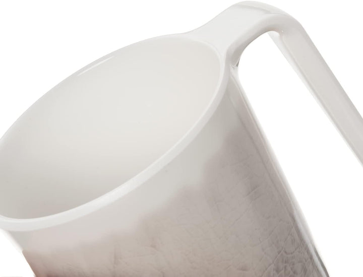 Melamin Camping Geschirr Set 4 Personen Amboss Design 16 Teilig + Milano Gläser Champagner-Gläser Fl