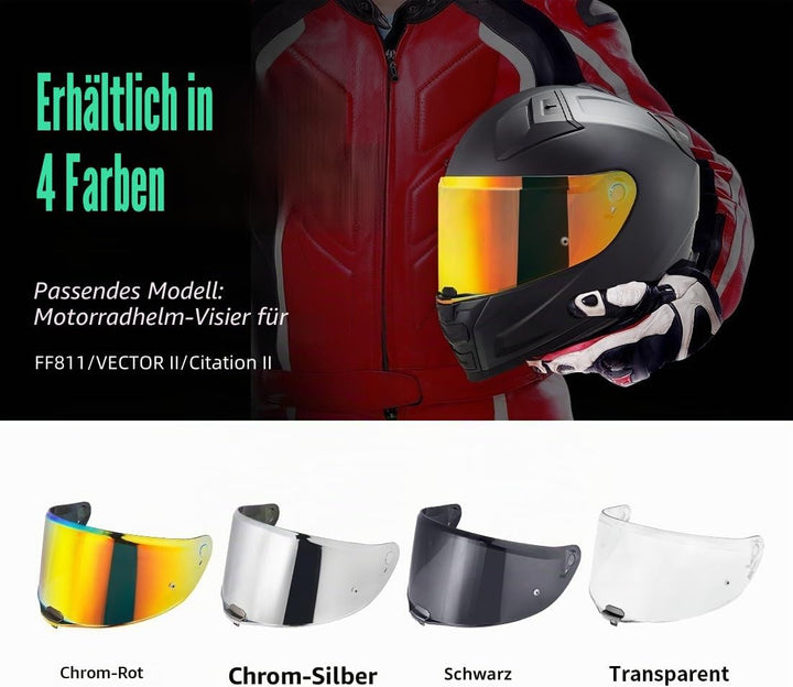 Helmvisier für LS2 FF811/VECTOR II/Citation II,Motorradhelm Visier,Motorrad Vollgesichtshelm Windsch