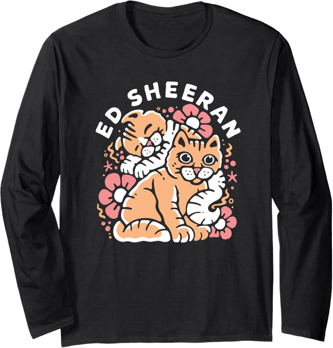 Ed Sheeran Katzen Langarmshirt