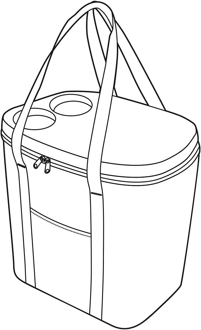 reisenthel coolerbag XL - XL Kühltasche aus hochwertigem Polyestergewebe Ideal für das Picknick, den