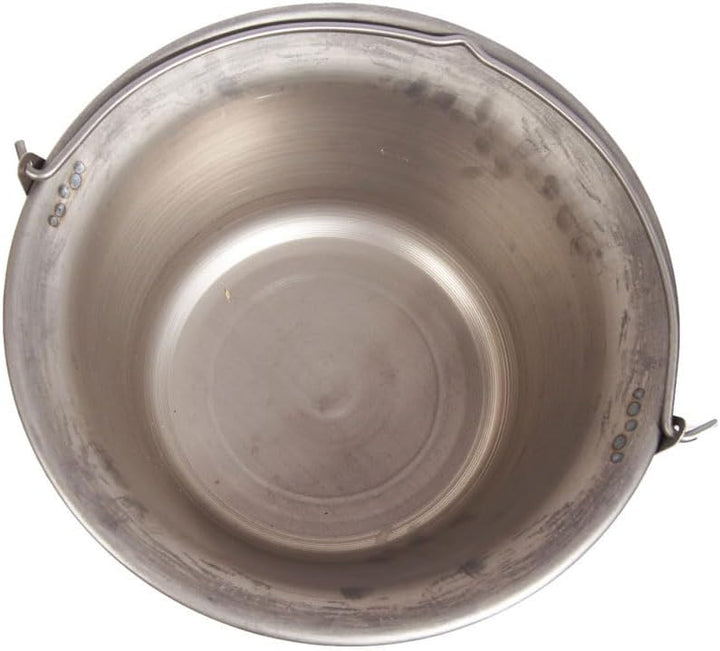 troph-e-shop Ungarischer Gulaschkessel Topf Eisen Feuertopf Hordentopf Eisentopf 10 Liter