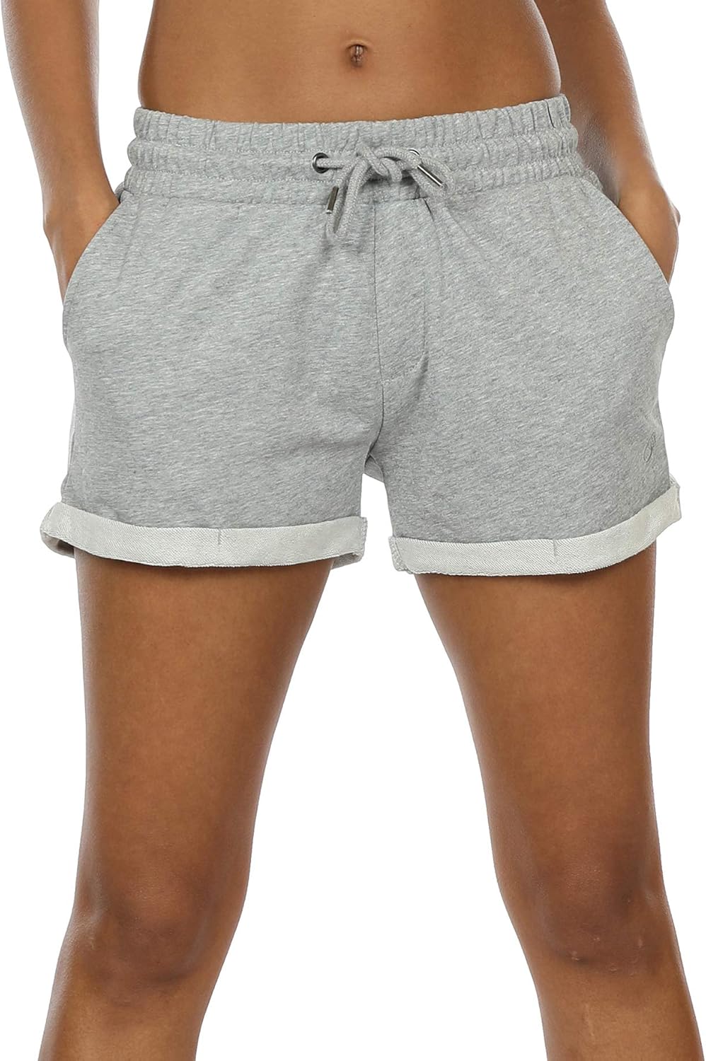 icyzone Damen Sportshorts Kurze Sporthose Atmungsaktive Laufshorts Bequeme Trainingsshorts für Fitne