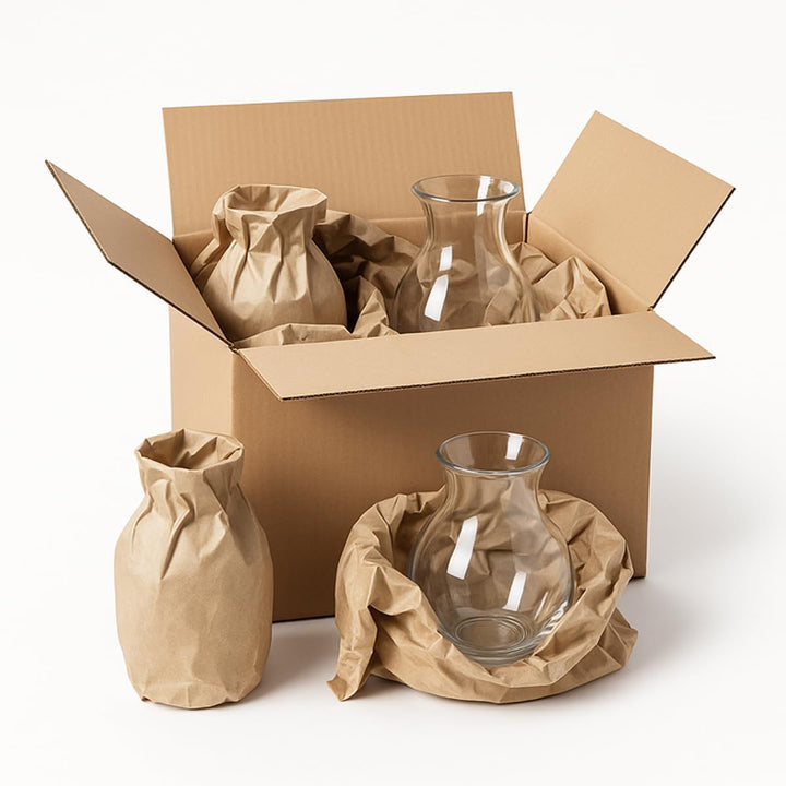 Kraftpapier 70g/m² Packpapier 50 cm x 300 m auf Rolle | braunes Papier | Geschenkpapier | Verpackung