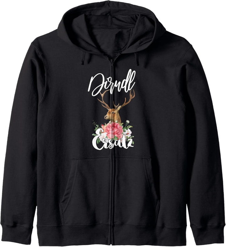 Dirndl Ersatz Damen Frauen Kapuzenjacke