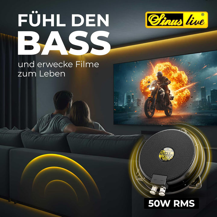 Sinuslive BassPump III 4 Ohm Körperschallwandler, 4 Ohm