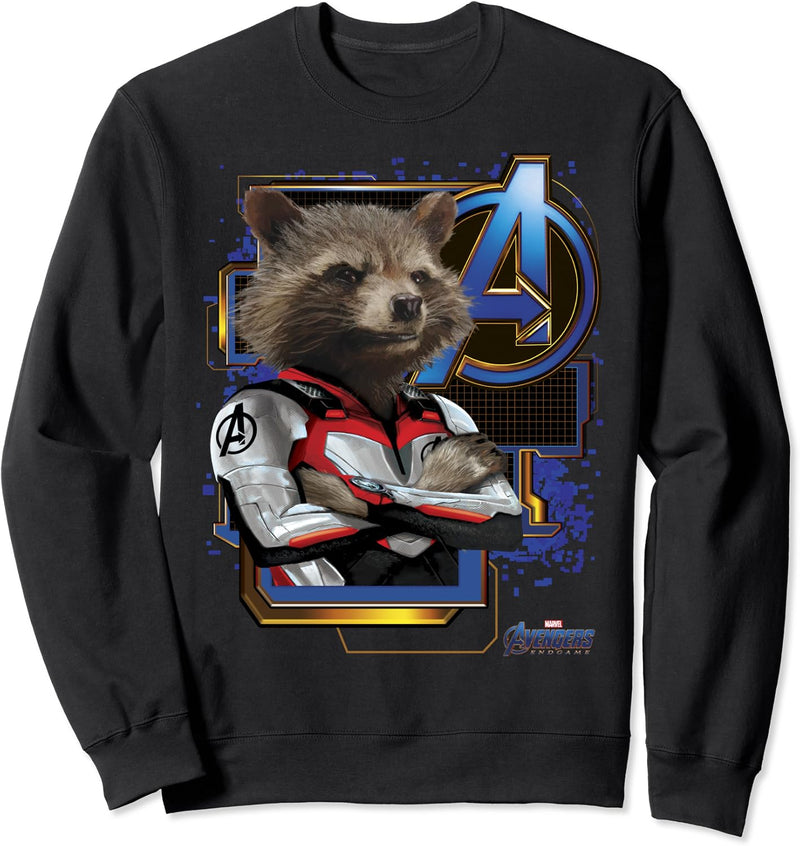 Marvel Avengers: Endgame Rocket Space Suit Portrait Sweatshirt