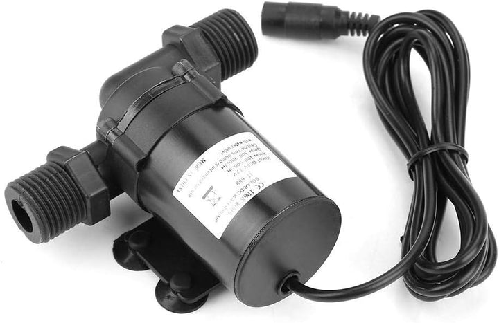 Oumefar 12V DC Solar Hochtemperatur-Wasserpumpe Geräuscharme bürstenlose Tauchpumpe Leckfreie Umwälz