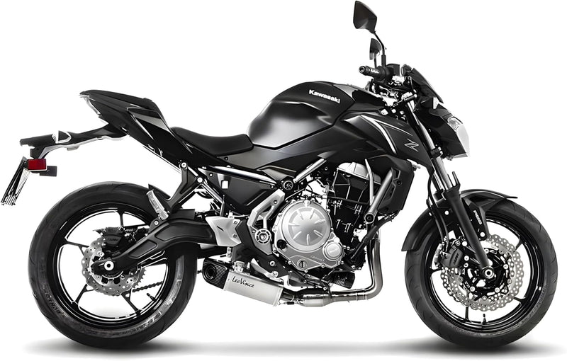 Auspuffanlage LeoVince Komplettanlage SBK UNDERBODY, Edelstahl, Carbon Kappe, 2/1, mit Katalysator,