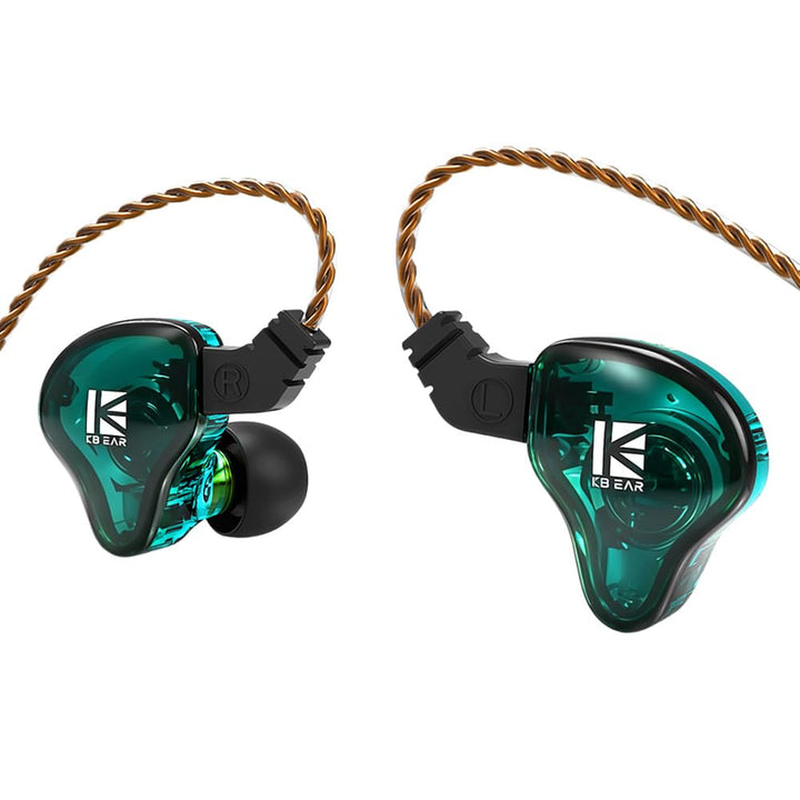 Yinyoo KBEAR KS2 IEM, Stereo Bass In Ear Kopfhörer, HiFi Over Ear Earbud Headset Noise Cancelling Hy