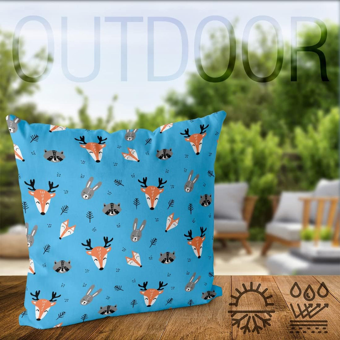VOID Kinder lustige Tiere Kissenbezug Kissenhülle Sofakissen Kissen Deko Outdoor-Kissen Dekokissen,