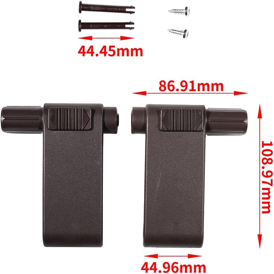 Griffhebel-set und Konsolen-Set Braun Ersatzteil für Braas Atelier-Fenster Kompatibel mit BA/DA 1992