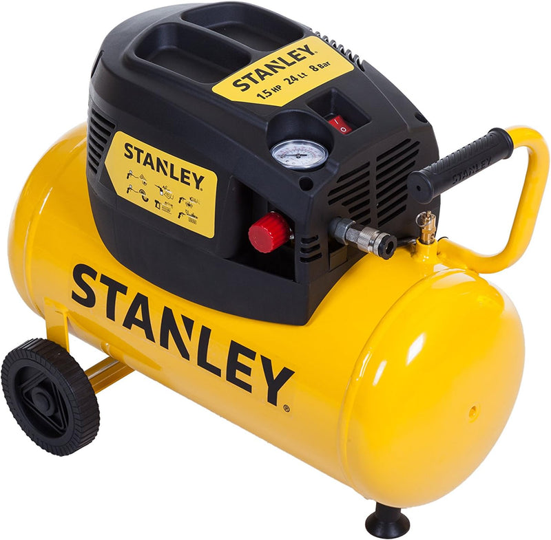 STANLEY Kompressor D200/8/24, max 8 bar, 24l Tank, 1.5PS, 180l/min, D200/8/24