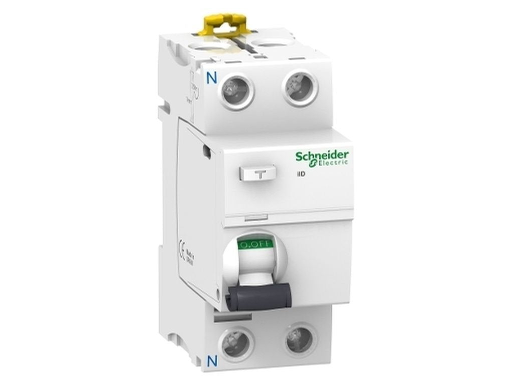 Schneider Electric A9R61225 iID Fehlerstromschutzschalter, Klasse A SI, 2P, 25A, 30 mA, 73,5 mm x 36