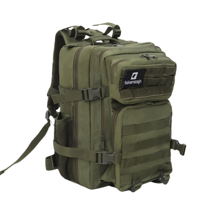 FALKENSTEJN Rucksack für Freizeit Outdooraktivitäten Schule Arbeit Multifunktionsrucksack Army 25/30