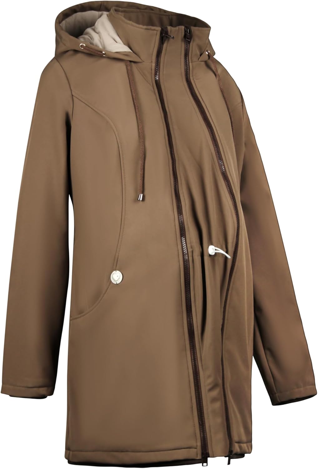 Viva la Mama – Allwetter Funktionsjacke für Mama und Baby, Umstandsjacke + Tragejacke - MELLORY M Vo