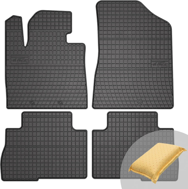 FROGUM EL Toro Gummimatten Ganzjähriges-Set von Autofussmatte Auto Fussmatten für Kia Sorento II 201