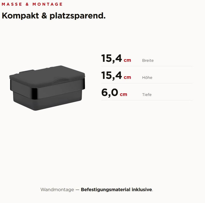 EMCO Loft Feuchtpapierhalter Kunststoffbox