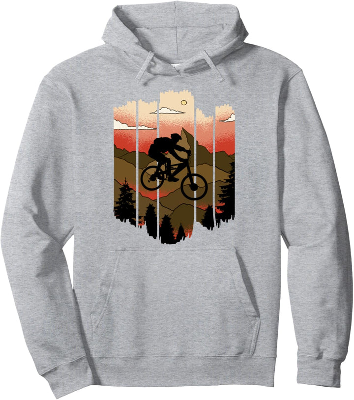 MTB Downhill Mountainbike Mountain Bike Mountainbiker Pullover Hoodie