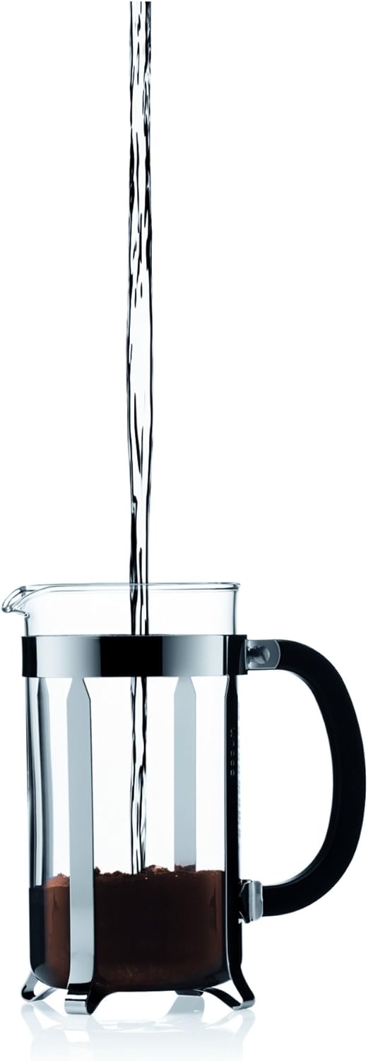 CHAMBORD SET: Kaffeebereiter, 8 Tassen, 1.0 l und Travel Mug, Edelstahl, 0.35 l