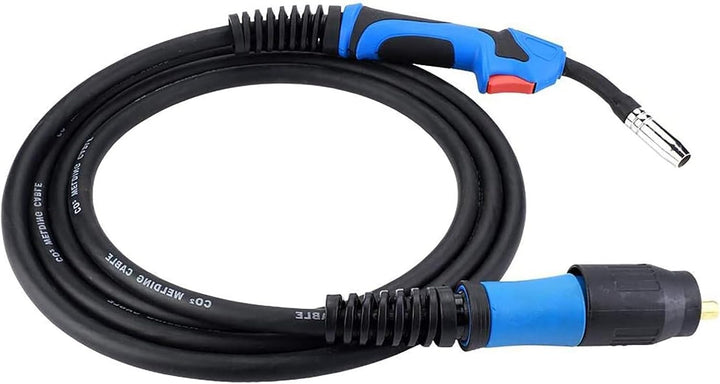 MIG/MAG Schweissbrenner, Schlauchpaket MB15 Welding Torch CO² Schutzgas Schweissbrenner 4m, mit Euro