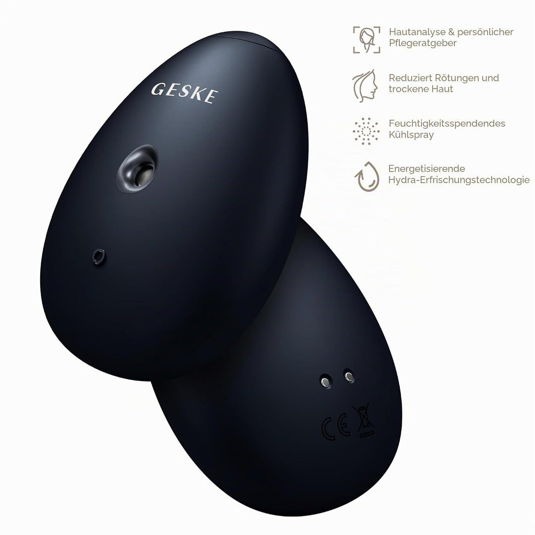 GESKE | SmartAppGuided™ Facial Hydration Refresher | 4 in 1 | Wasserzerstäuber | Gesichtsdampfer | W