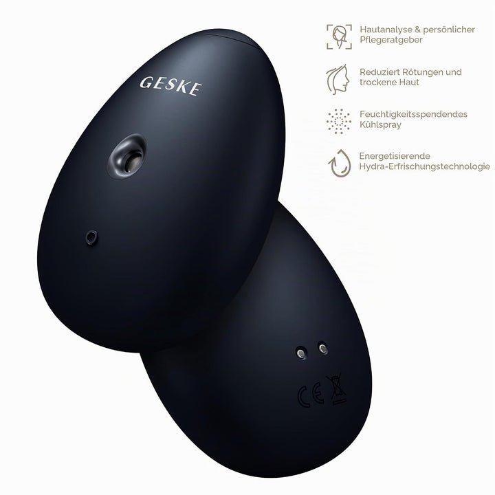 GESKE | SmartAppGuided™ Facial Hydration Refresher | 4 in 1 | Wasserzerstäuber | Gesichtsdampfer | W