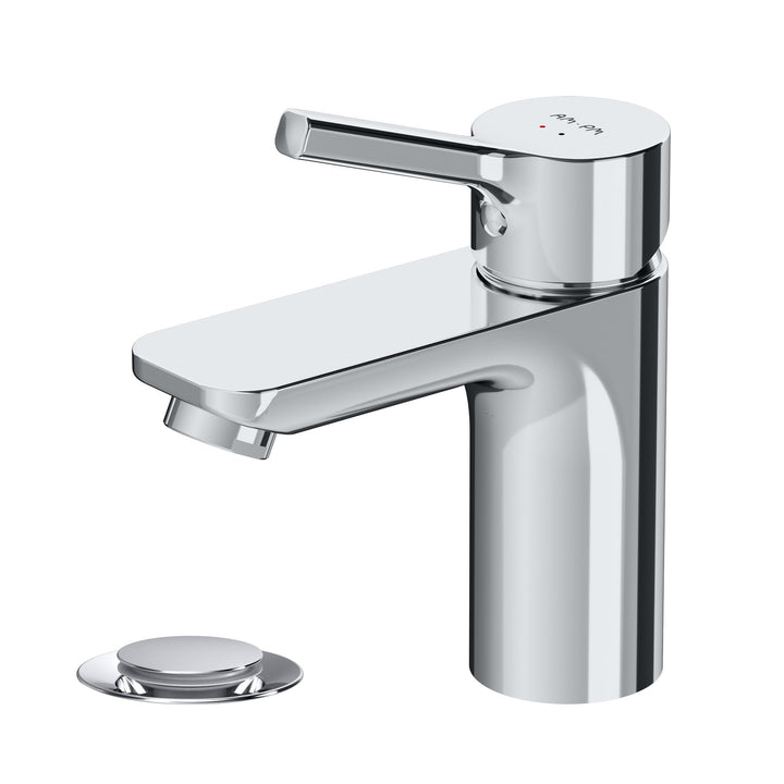 AM.PM Wassersparende Einhebel-Waschtischarmatur, kratzfester Wasserhahn, leicht zu reinigen, mit Kli