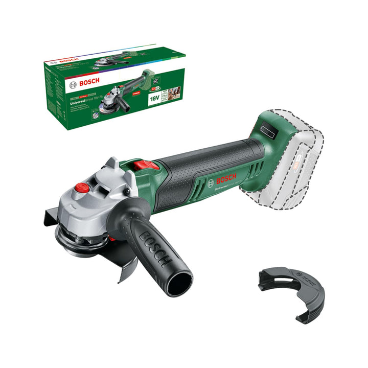 Bosch Akku-Kompakt-Winkelschleifer UniversalGrind 18V-75 (Ohne Akku; 18 Volt System; zum Schleifen,