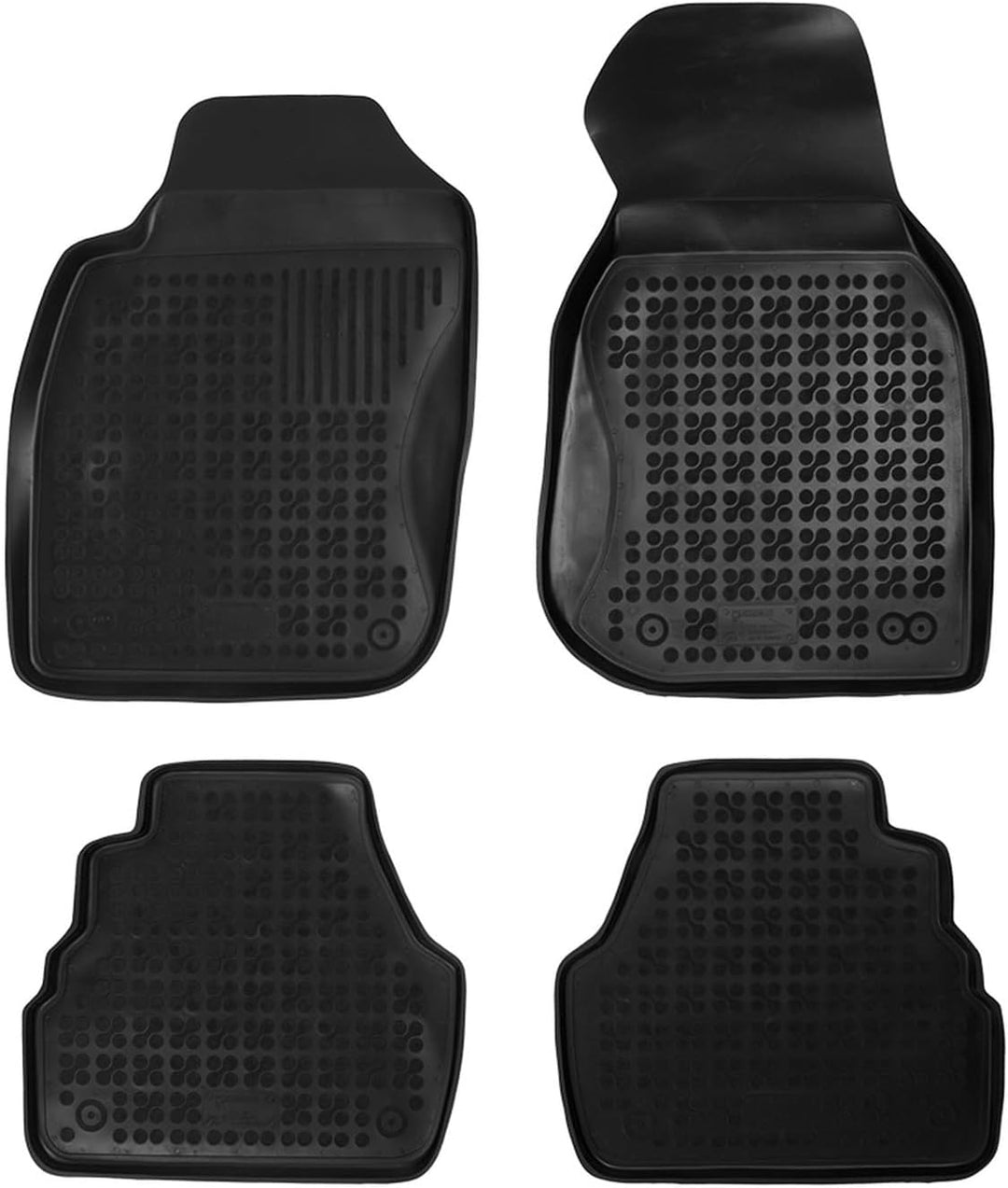 AZUGA Hohe Gummi Fussmatten passend für Audi A6 Limousine 1997-3/2004 (Typ 4B) & für Avant/Kombi 199