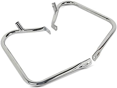 Satteltaschen Schutzbügel CR für Harley Davidson Road King 97-08 Chrom
