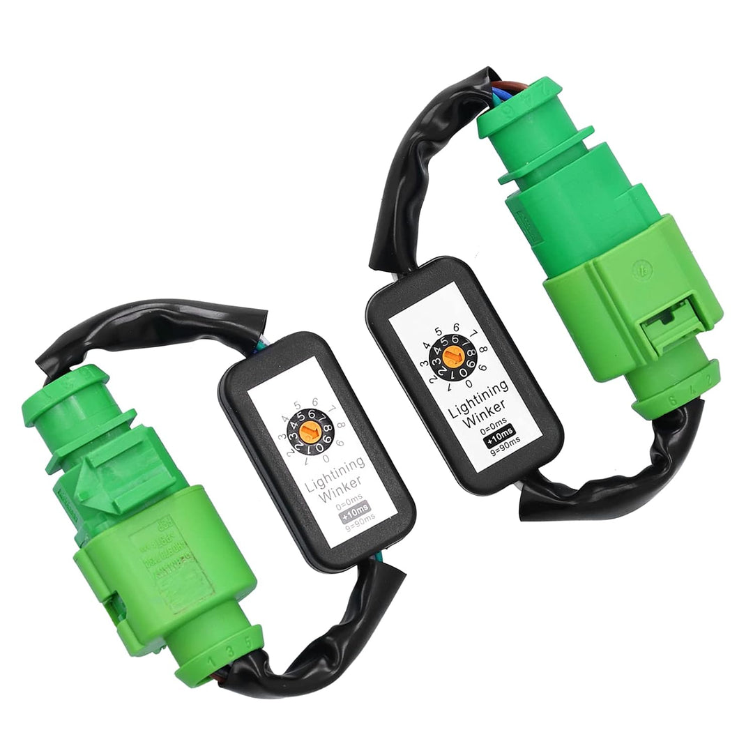 Klarer, LED-Rückleuchten Dynamische Blinker Adapterkabelbaum Blinkermodul-Kits Zubehörteil Passend f