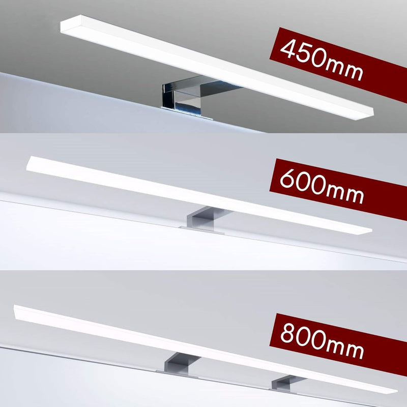 kalb Material für Möbel LED Badleuchte Badlampe Spiegellampe Spiegelleuchte Schranklampe Aufbauleuch