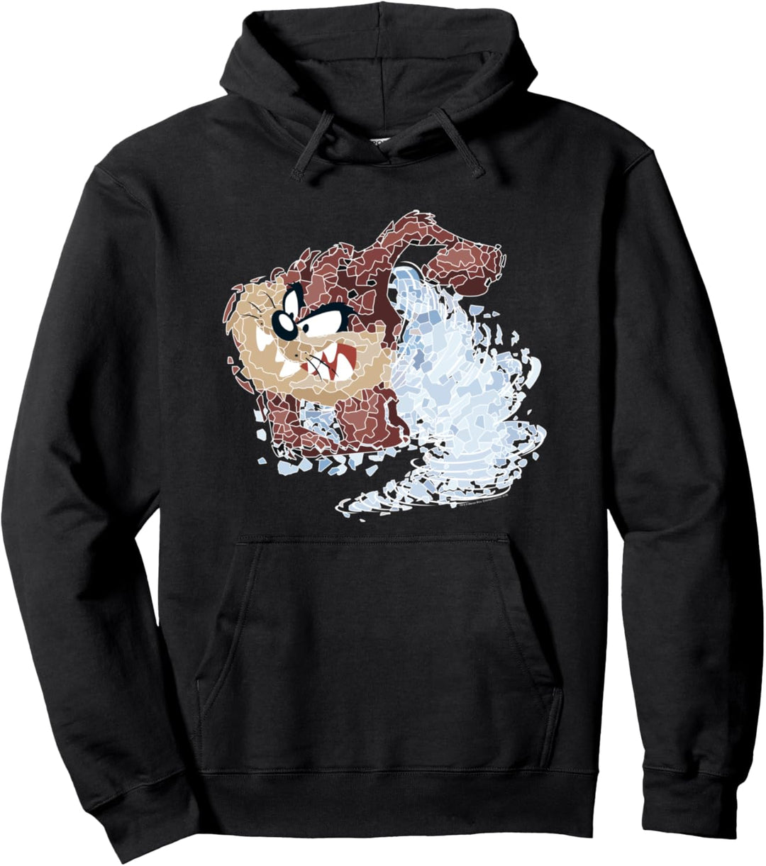 Looney Tunes Disintegrated Taz Pullover Hoodie
