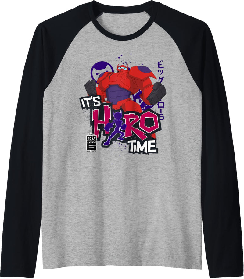 Disney Big Hero 6 TV Series Baymax Hero Time Raglan