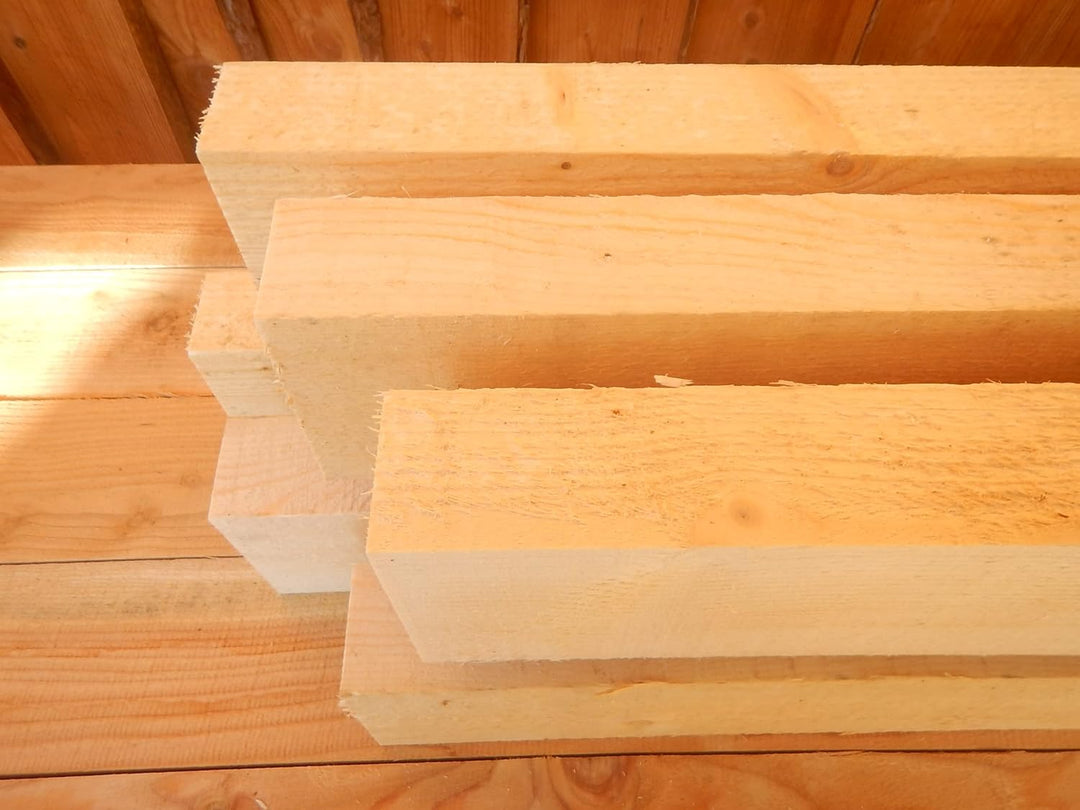 FICHTE TANNE 50x100mm Balken 5x10cm Kantholz Pfosten Pfahl sägerau Bauholz Rahmen 100cm Länge (4)