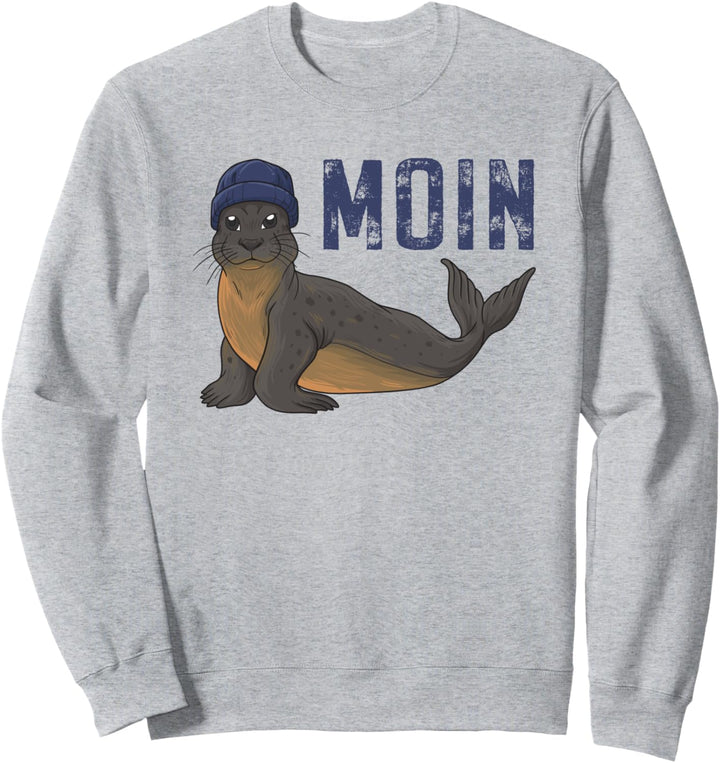 Moin Robbe Norddeutschland Vintage Heuler Retro Plattdeutsch Sweatshirt