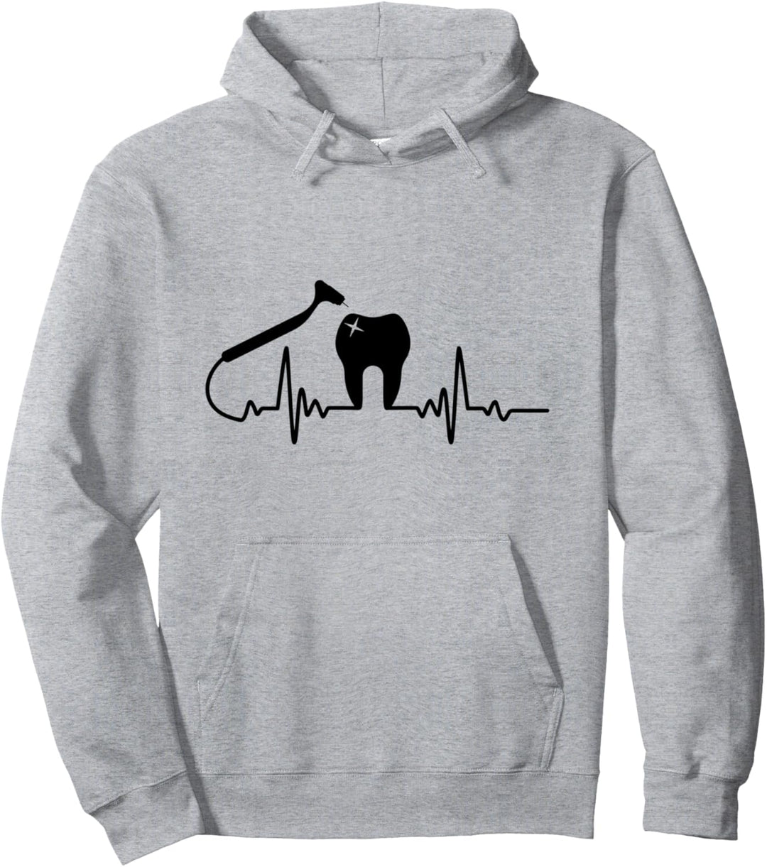 Zahnarzt Bohrer Backenzahn Karies Zahnfee Zahnärztin Pullover Hoodie