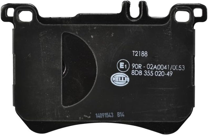 HELLA PAGID 8DB 355 020-491 Bremsbelagsatz - T2188 - Dicke/Stärke: 17.8mm - Bremssystem: Brembo - fü