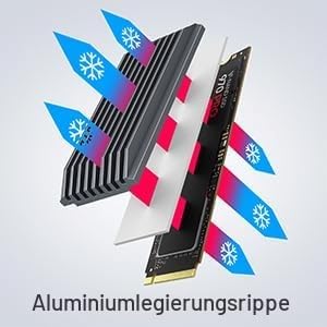 GRAUGEAR | M.2 NVMe &amp; NGFF SSD-Gehäuse | RTL9210B für alle M.2 Länge 2280, 2260, 2242, 2230 | USB 3.