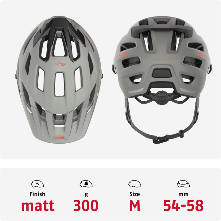 ABUS MTB-Helm Moventor 2.0 - komfortabler Fahrradhelm fürs Gelände - All-Mountain-Helm - für Damen u