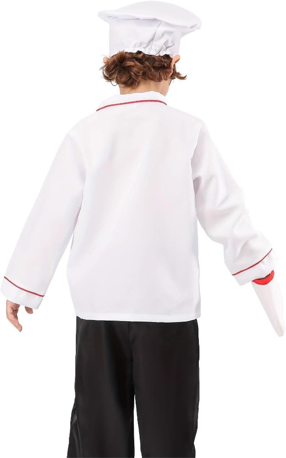 Kinderkoch-Rollenspiel für Karriere Verkleidungsoutfit mit Schürze Kochmütze Topflappen für kreative