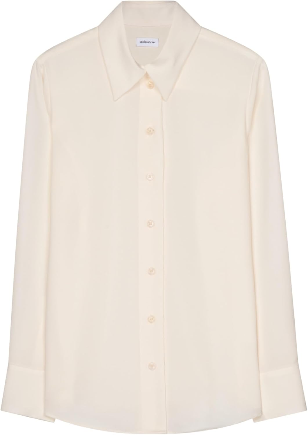 Seidensticker Damen Bluse - Fashion Bluse - Regular Fit - tailliert - Hemd Blusen Kragen - Bügelleic